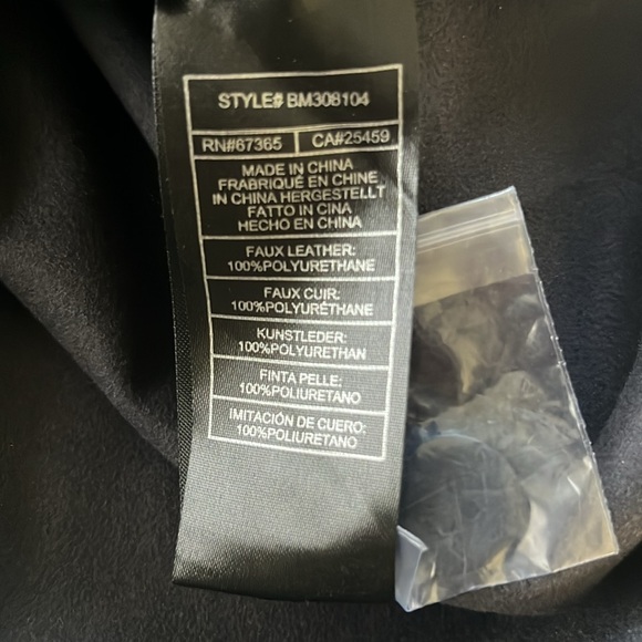 Sammy Faux Leather Shirt Dress in Black STEVE MADDEN - Picture 4 of 11